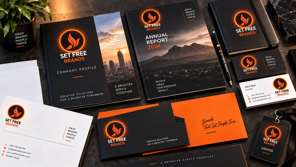 Premium corporate print and branded materials