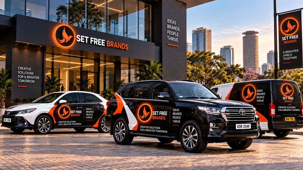 Professionally branded corporate vehicles